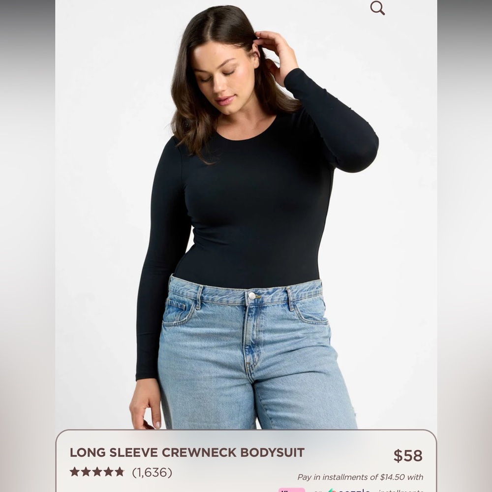 Nuuds Long Sleeve Crewneck Bodysuit